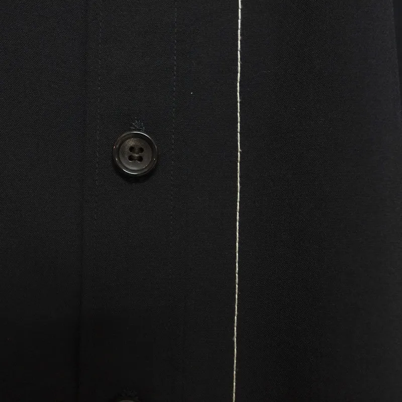 front button zip skirt