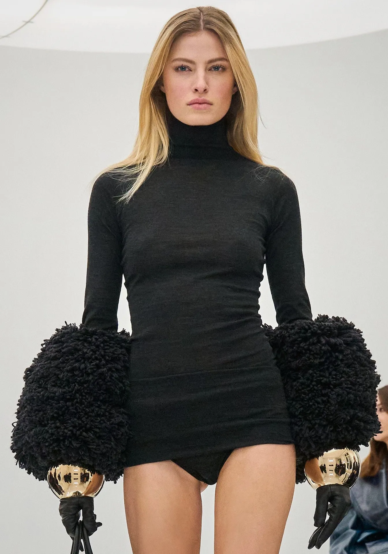 Fur Cuff Top