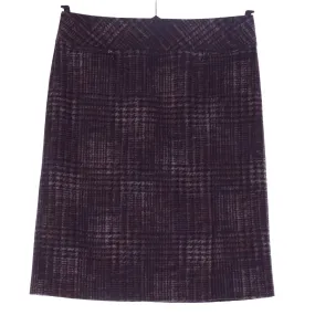 Gerry Weber Brown Check Wool Skirt UK Size 14