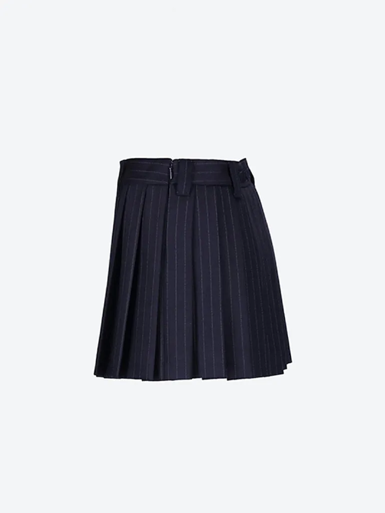 Gessato skirt