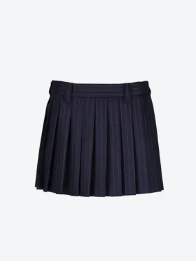 Gessato skirt