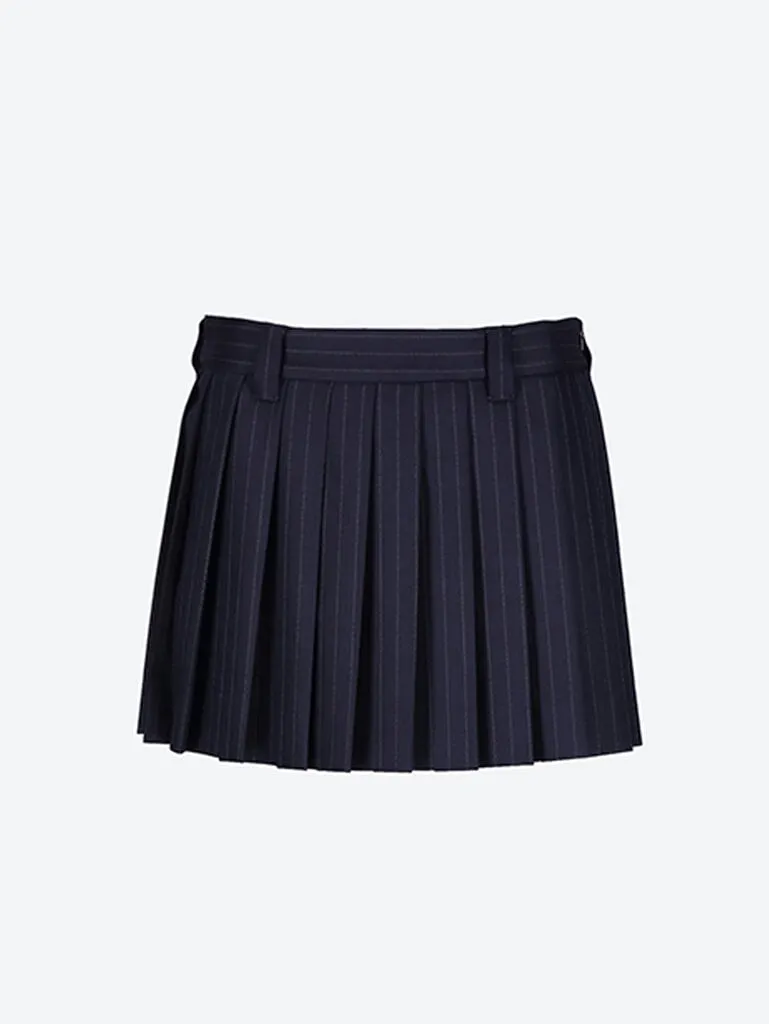 Gessato skirt
