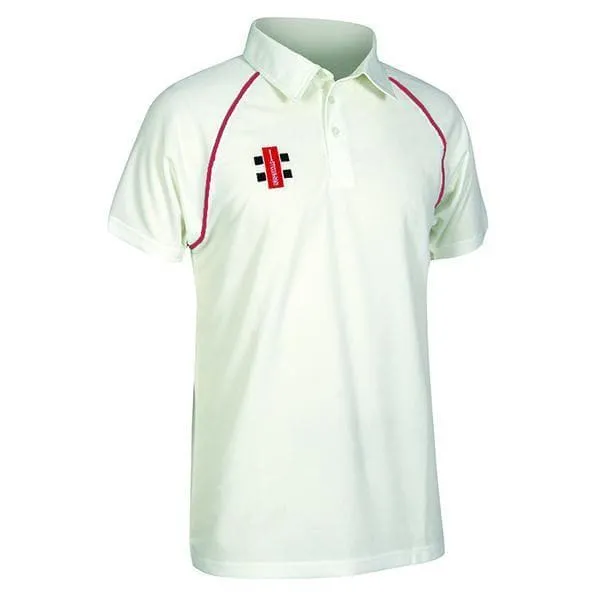 Gray-Nicolls Matrix Short Sleeve Junior Cricket Shirt