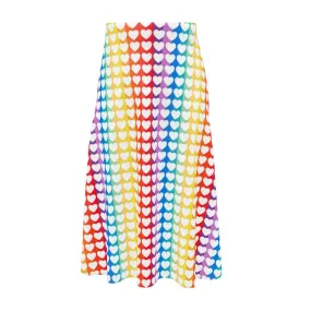 Happy Hearts Midi Skirt