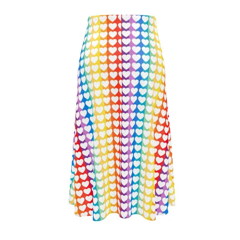 Happy Hearts Midi Skirt