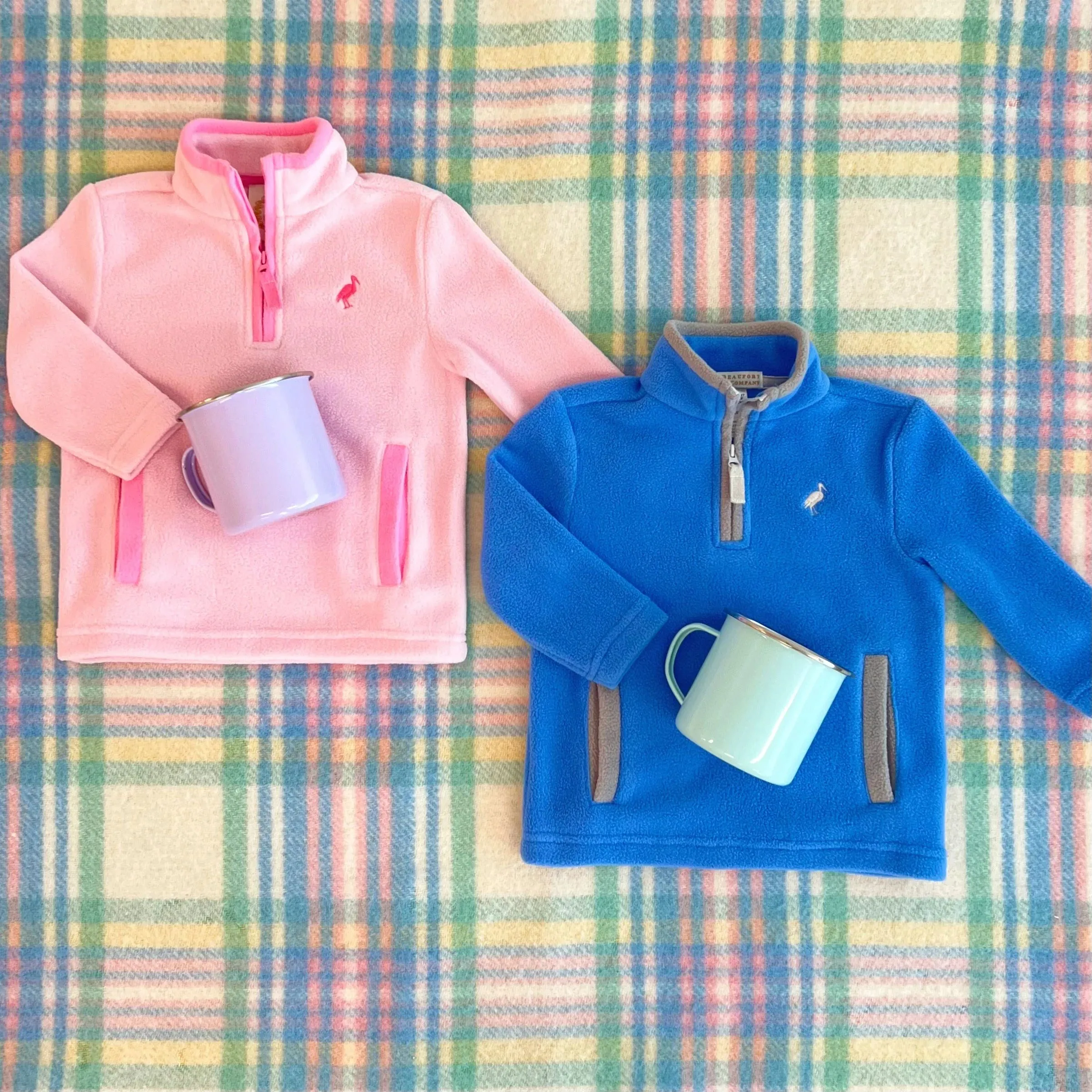 Hayword Half-Zip (Fleece) - Palm Beach Pink