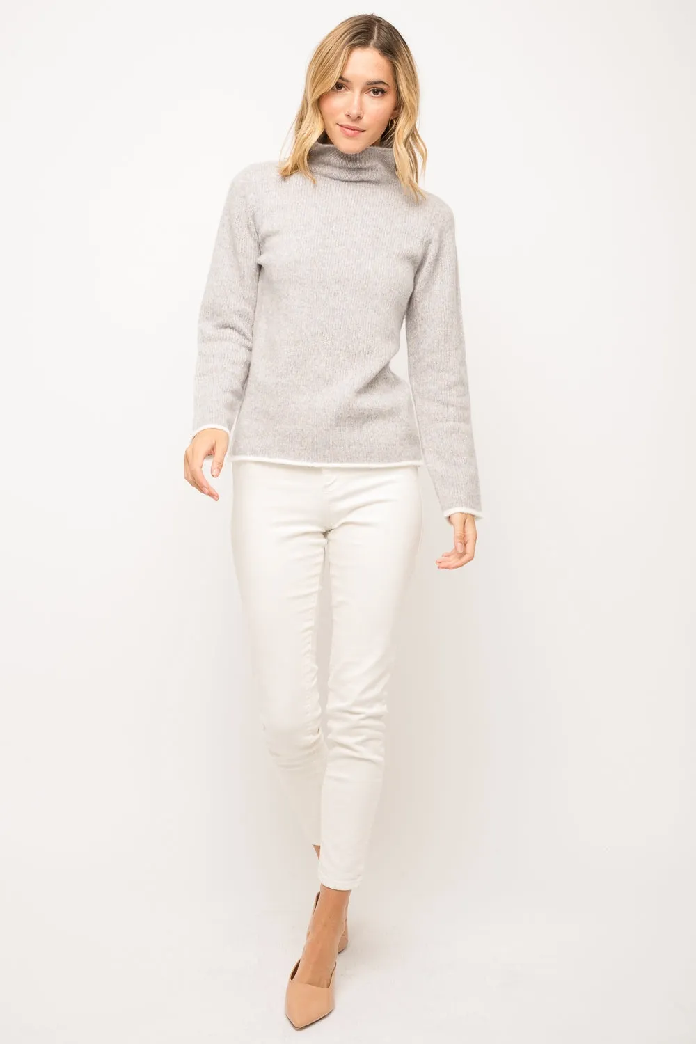 Heathered Turtleneck