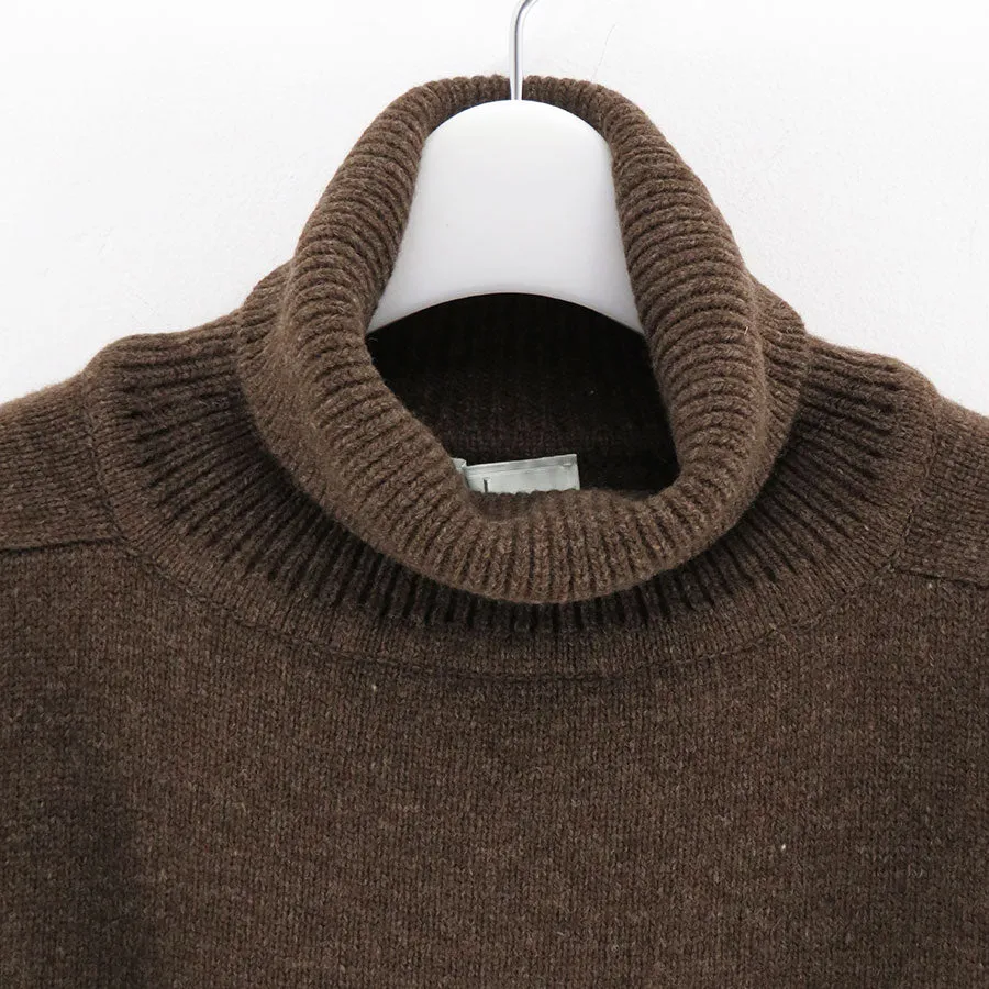 【HERILL/ヘリル】<br>Blacksheep Turtleneck <br>23-080-HL-8170-3