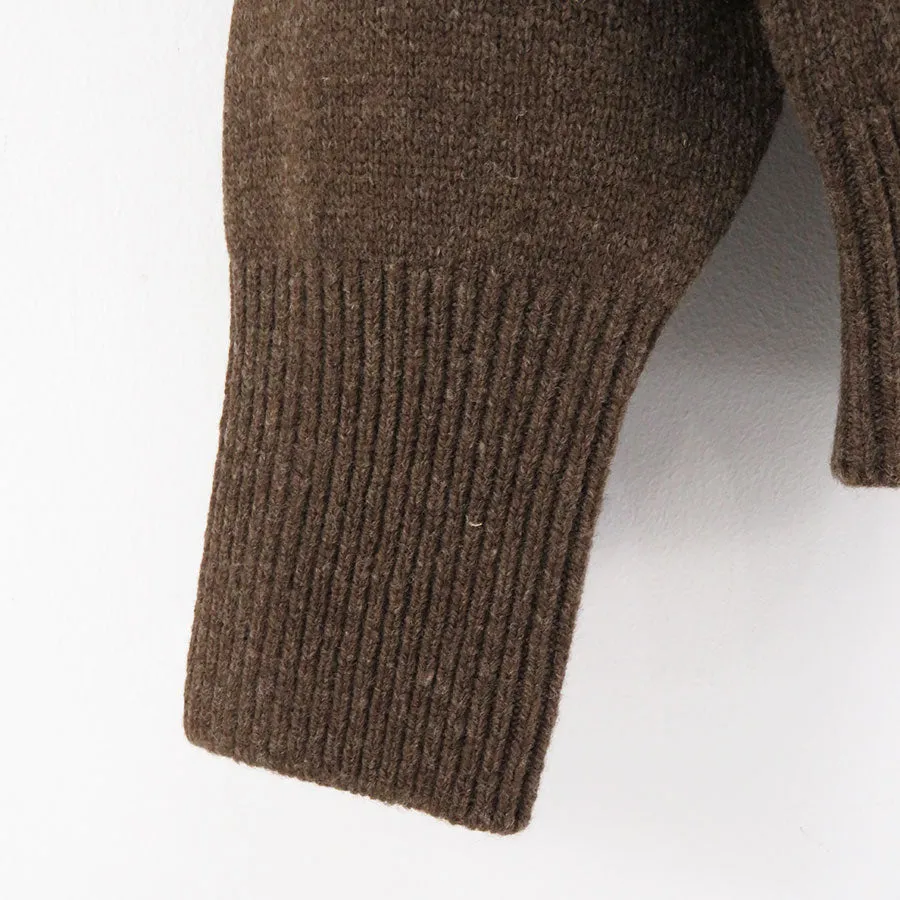 【HERILL/ヘリル】<br>Blacksheep Turtleneck <br>23-080-HL-8170-3