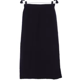 Jaeger Vintage Skirt Black Mohair and Wool UK Size 8