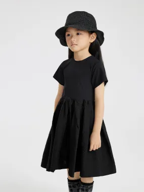 JNBY Waisted Blouson Loose Pleat Dress