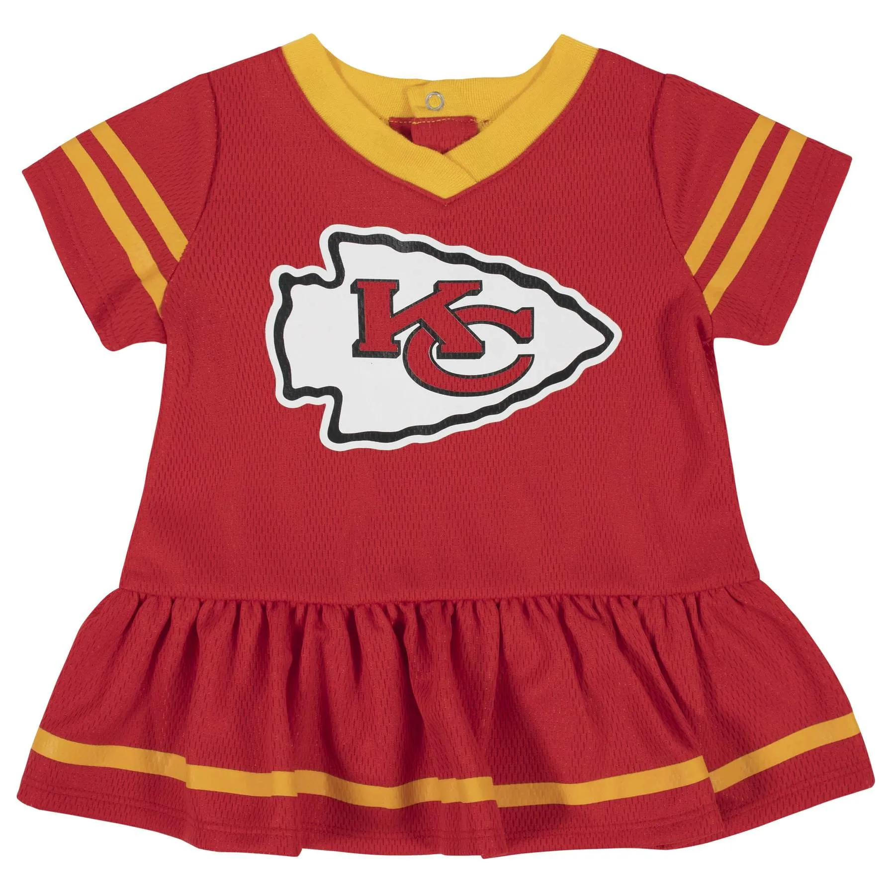 Kansas City Chiefs Girl Infant Dazzle Dress and Diaper Cover by GERBER