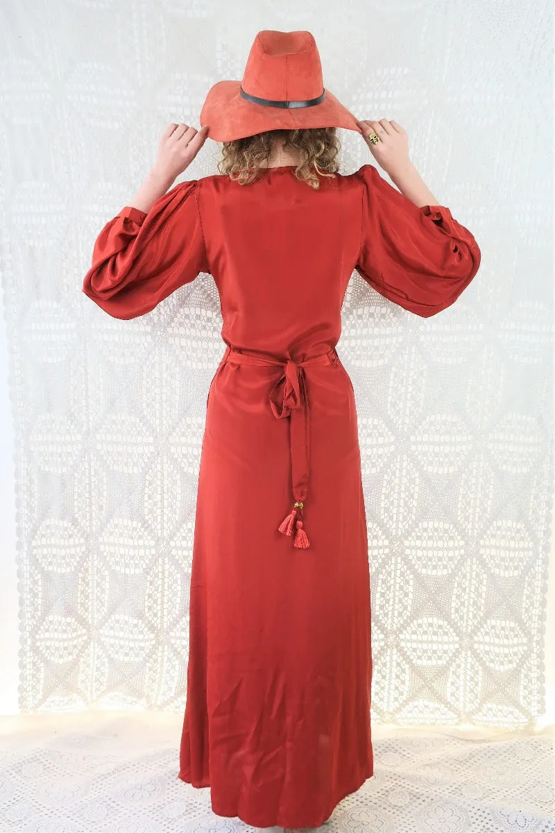 Khroma Lola Wrap Dress in Chili Red