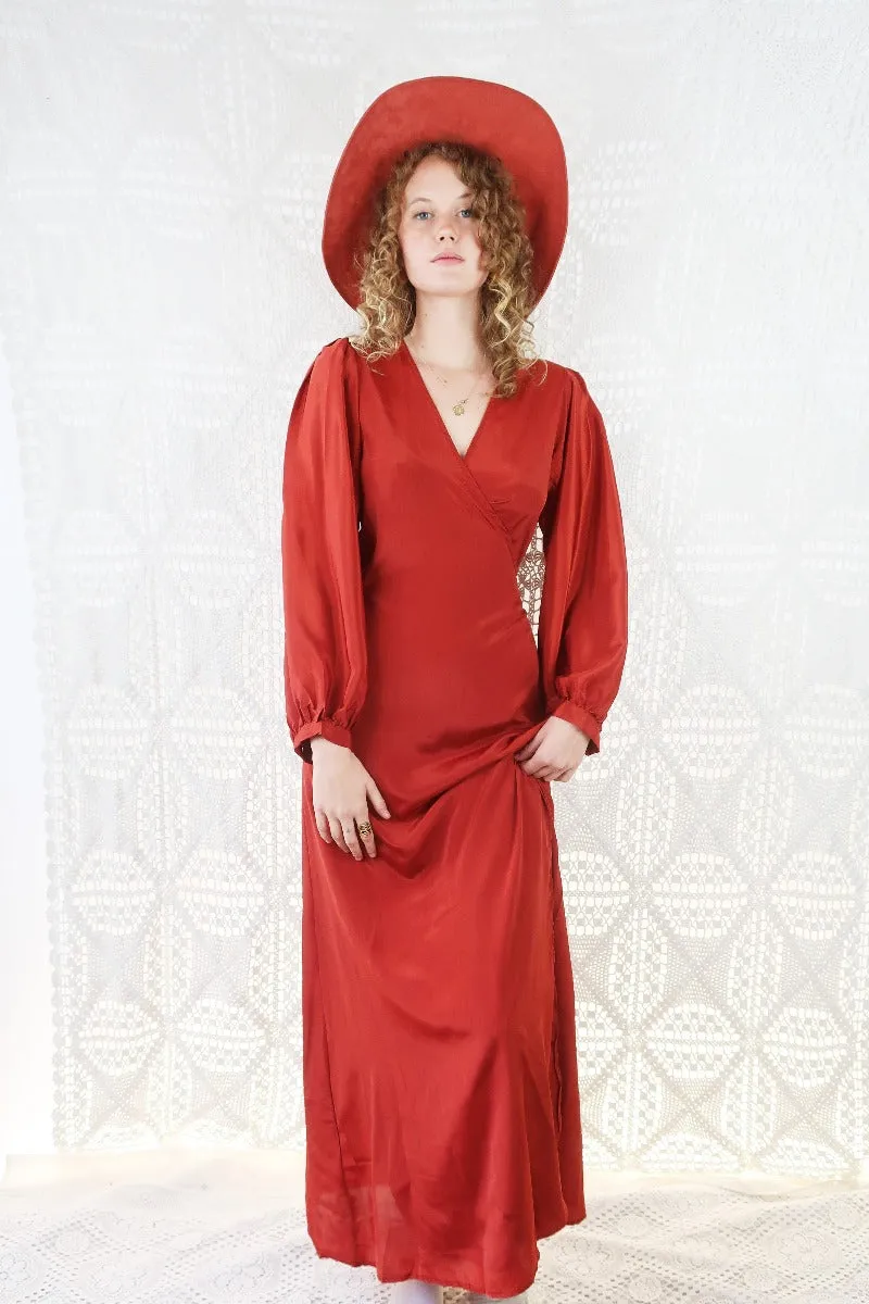 Khroma Lola Wrap Dress in Chili Red
