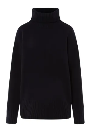 Knits Oversized Wool Turtleneck | Deep Navy 78699-2601
