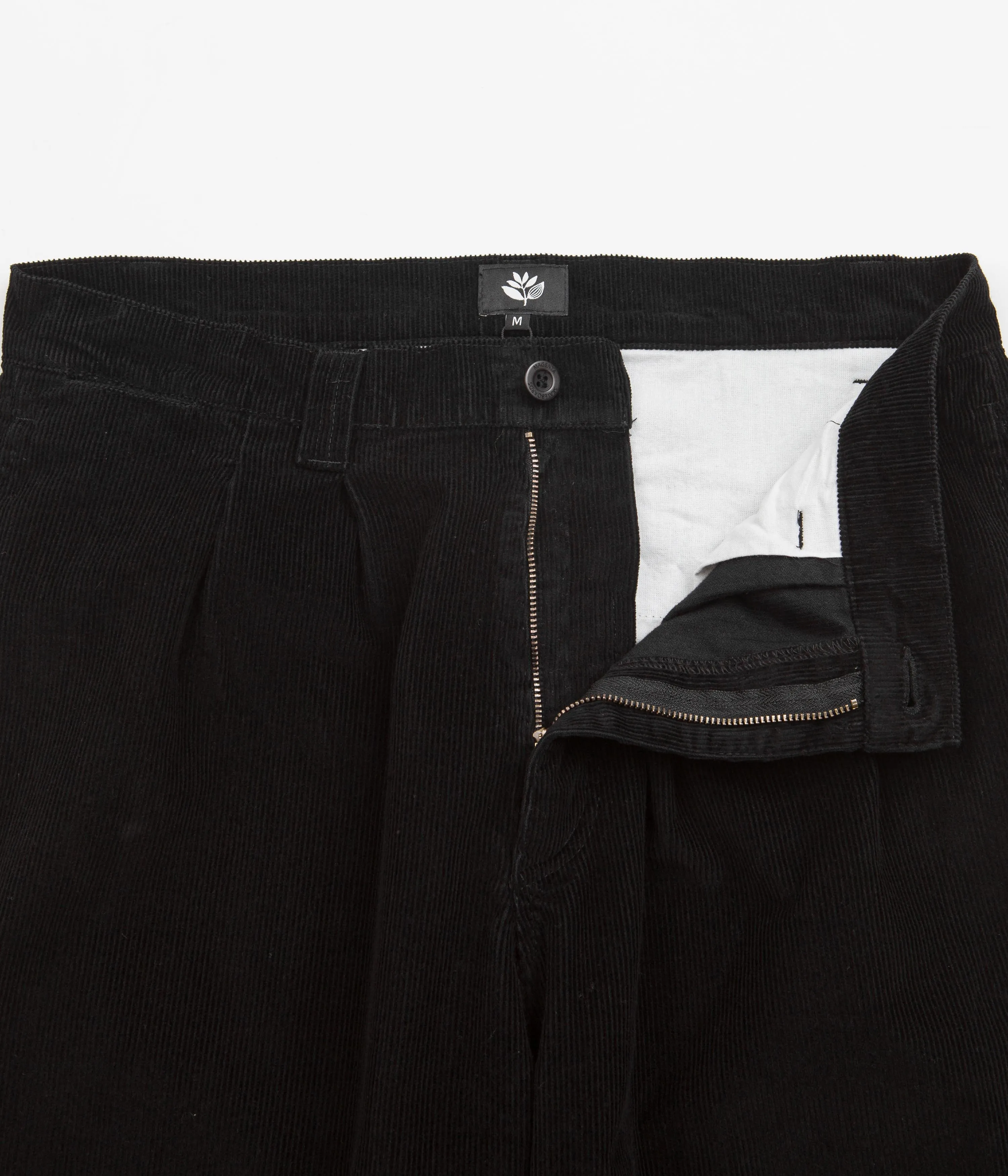 Magenta OG Cord Chinos - Black