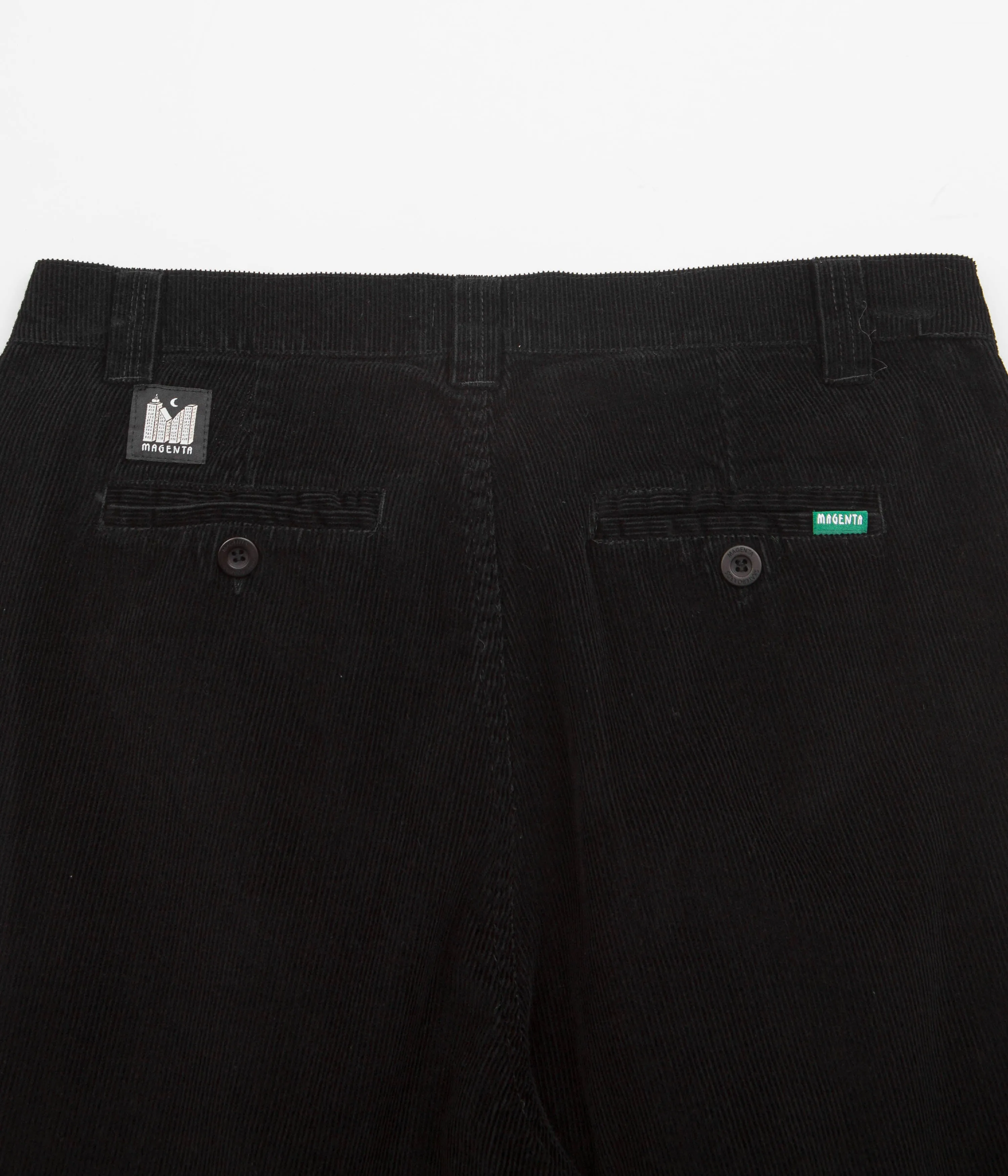 Magenta OG Cord Chinos - Black