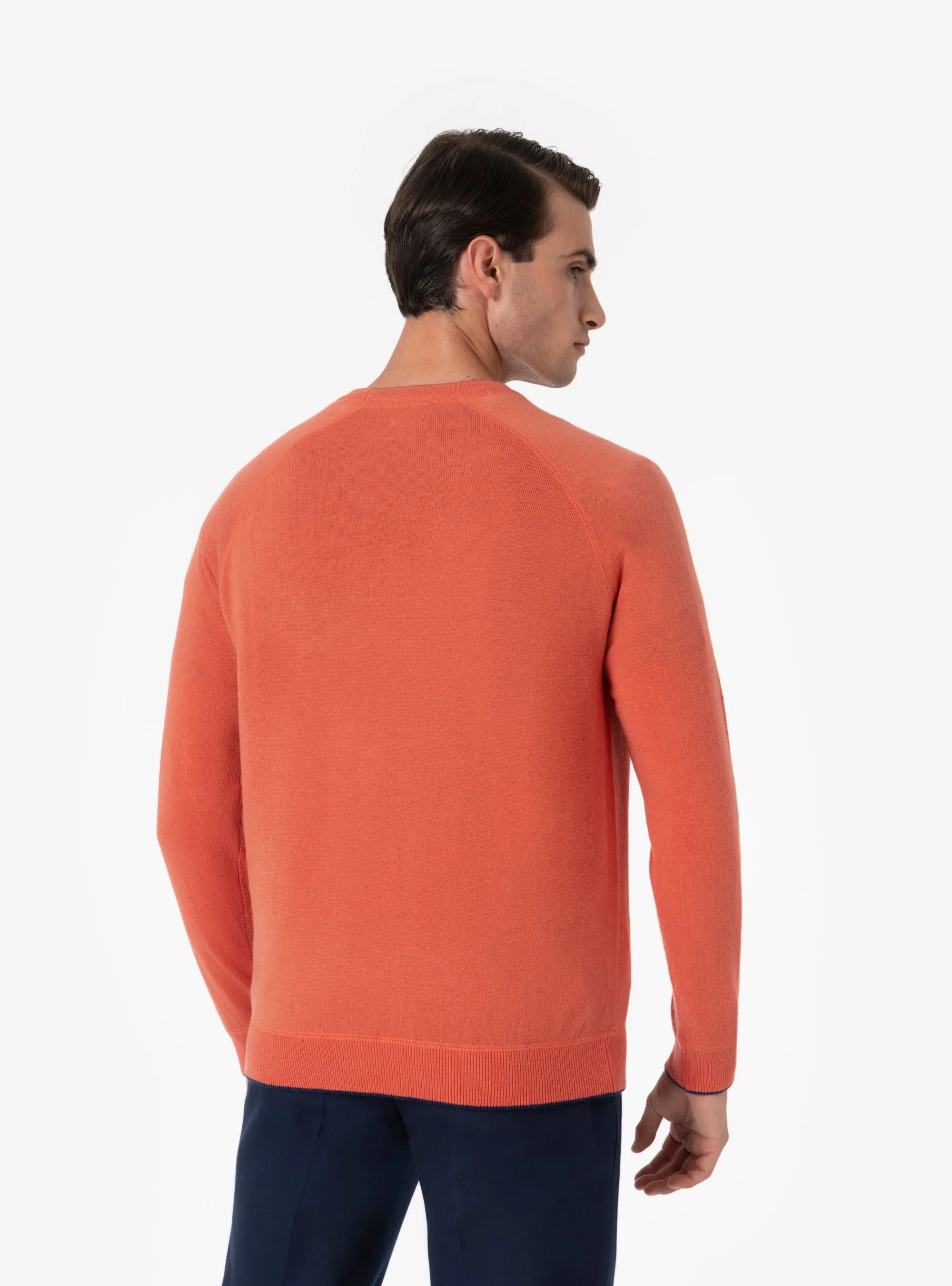 Maglia a Girocollo in misto Cashmere - Porto