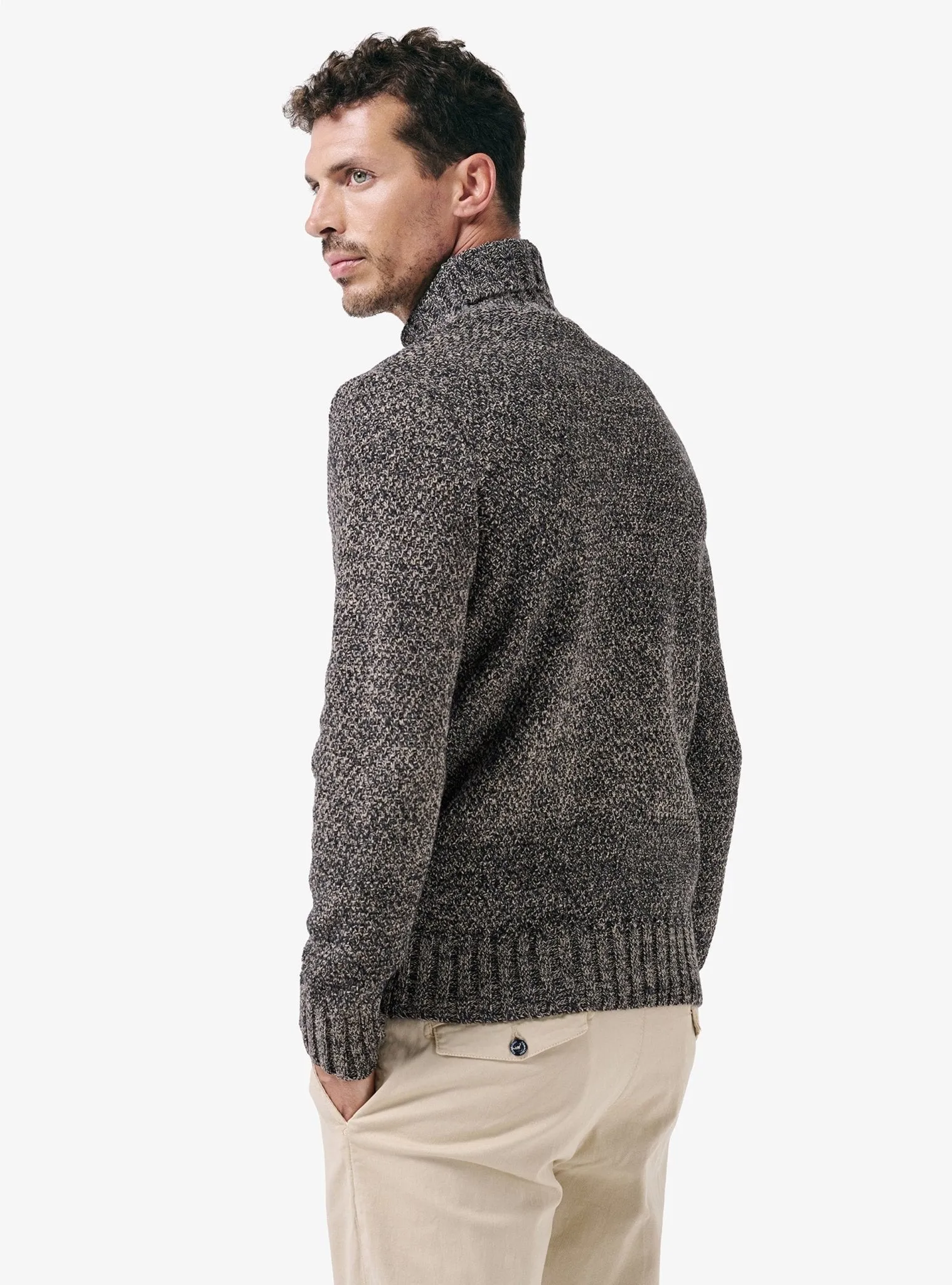 Maglia collo alto in muline - Cole