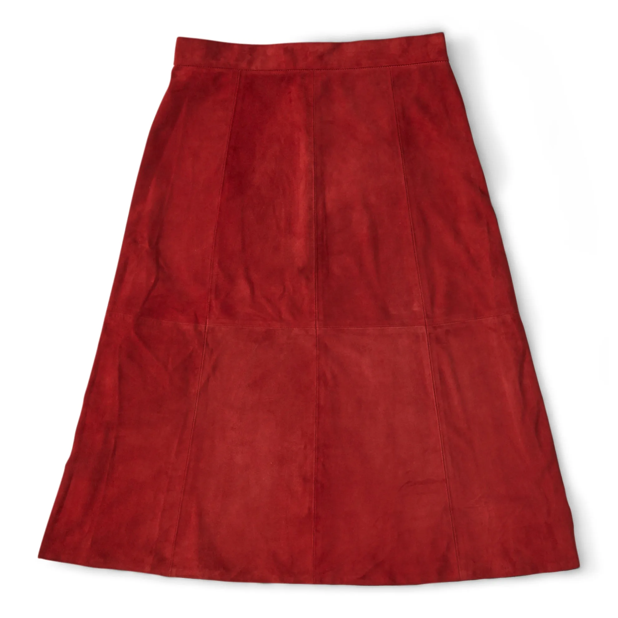 Margot's Suede Skirt