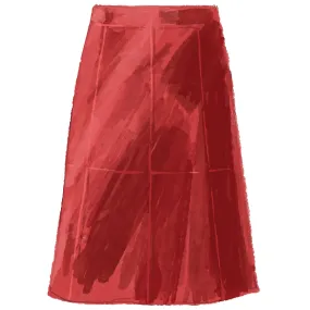 Margot's Suede Skirt