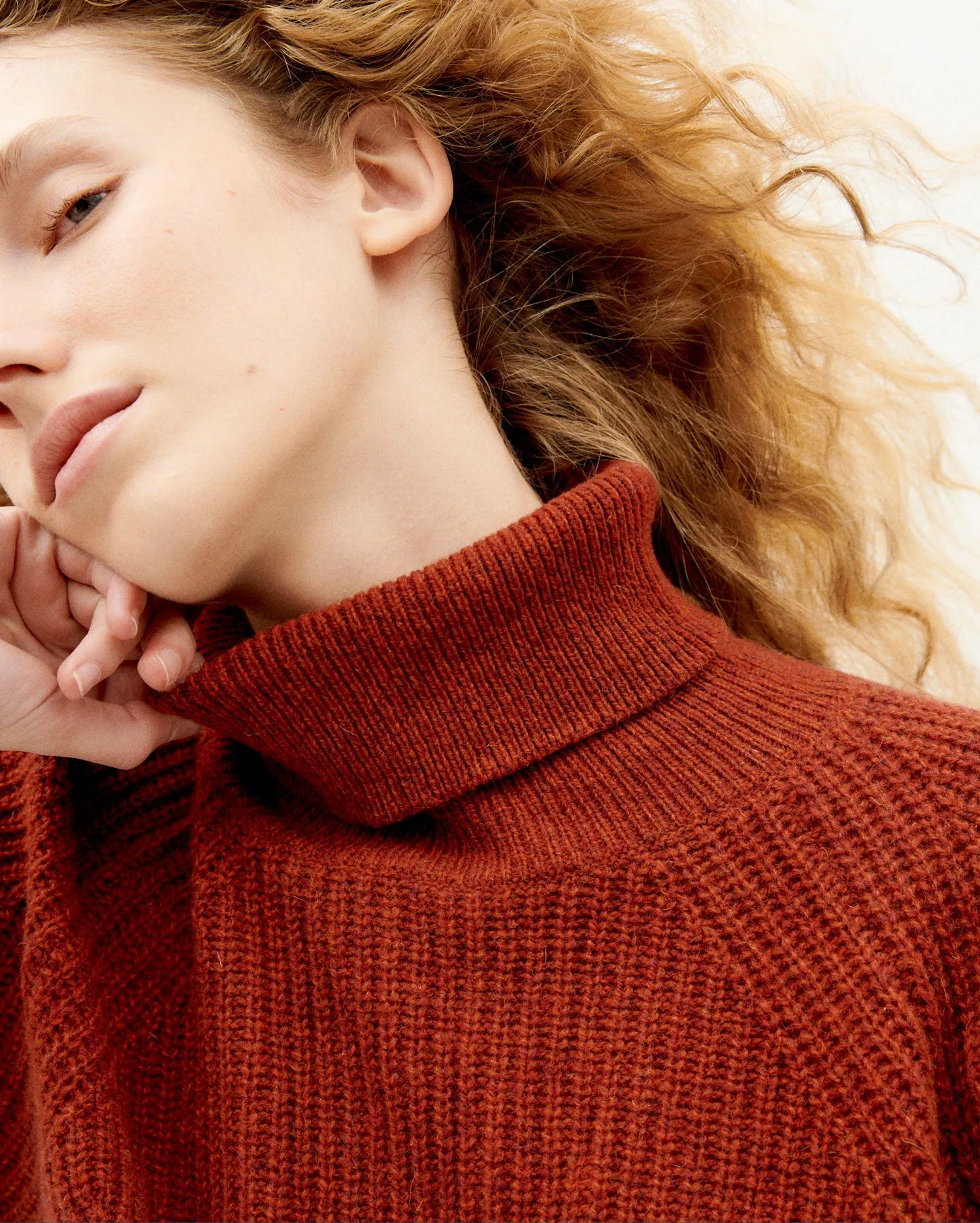 Matilda Wool Knit Clay Red