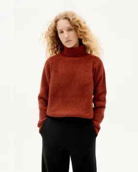 Matilda Wool Knit Clay Red