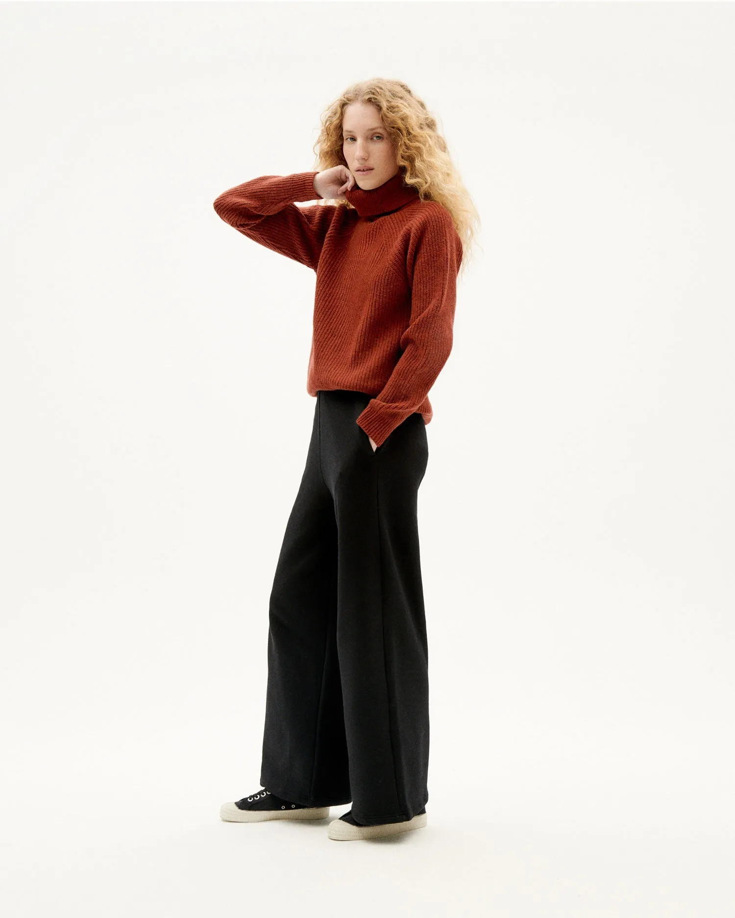 Matilda Wool Knit Clay Red