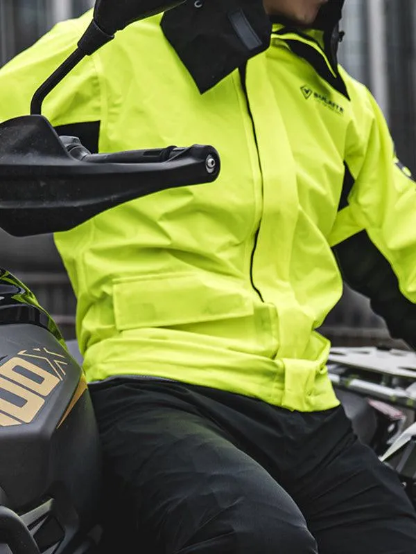 Men's Motorcycle Raincoat Long Sleeve Tracksuit Set