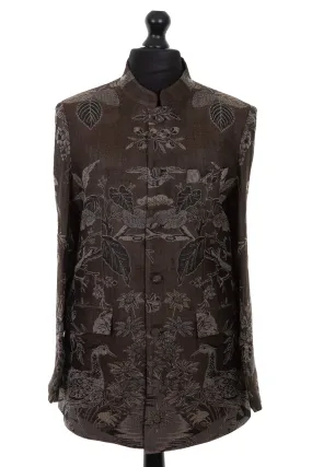 Mens Nehru Jacket in Graphite