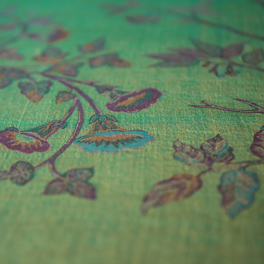 Mens Nehru Waistcoat in Dragonfly Green