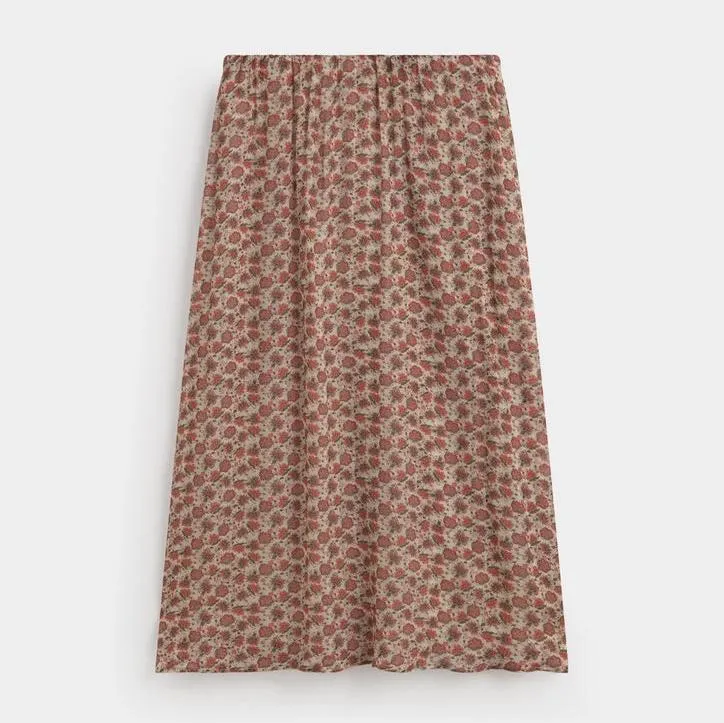 Midi Clovelly Flower Print Skirt