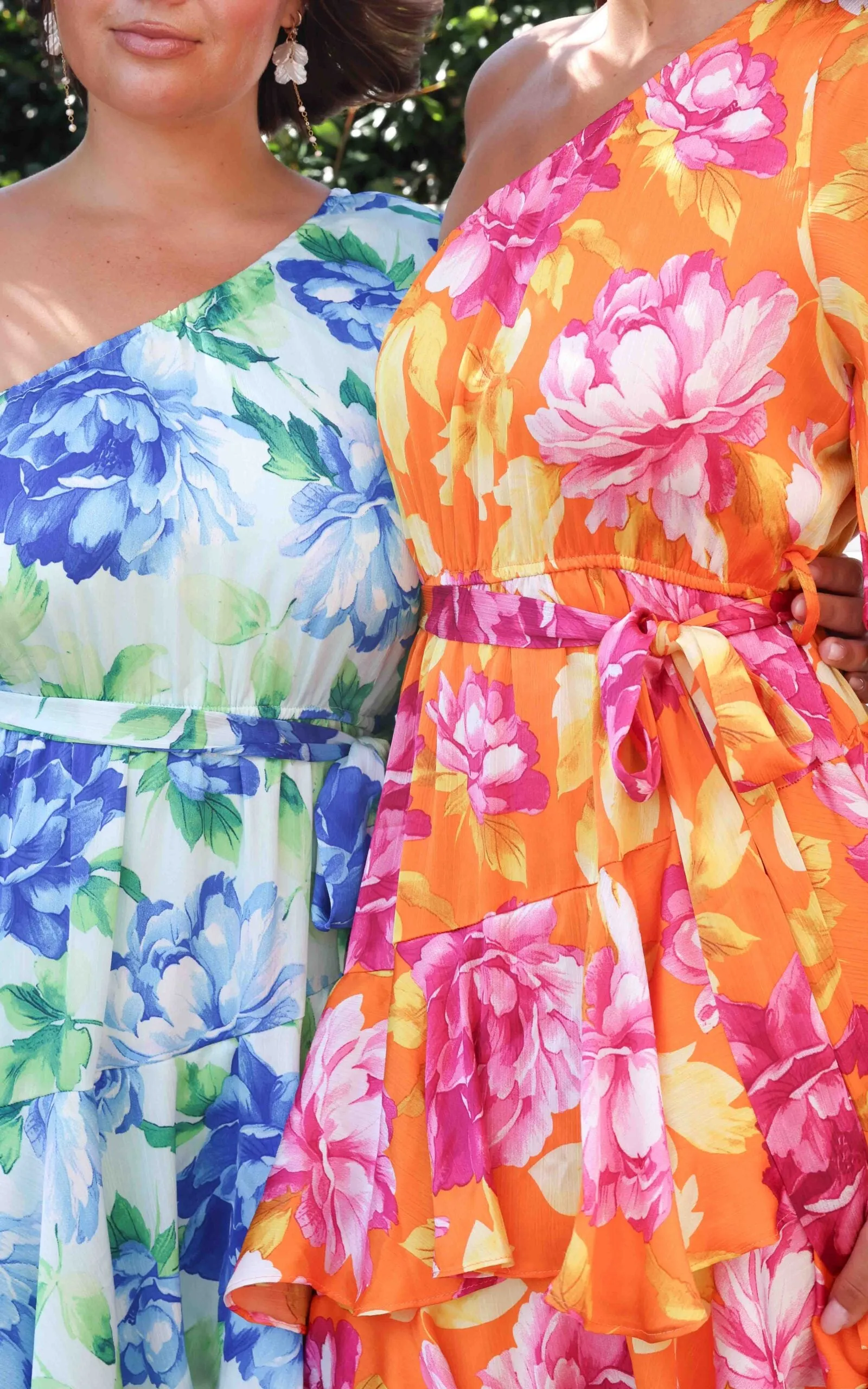 Mikko Midi Dress - Blue Green Floral