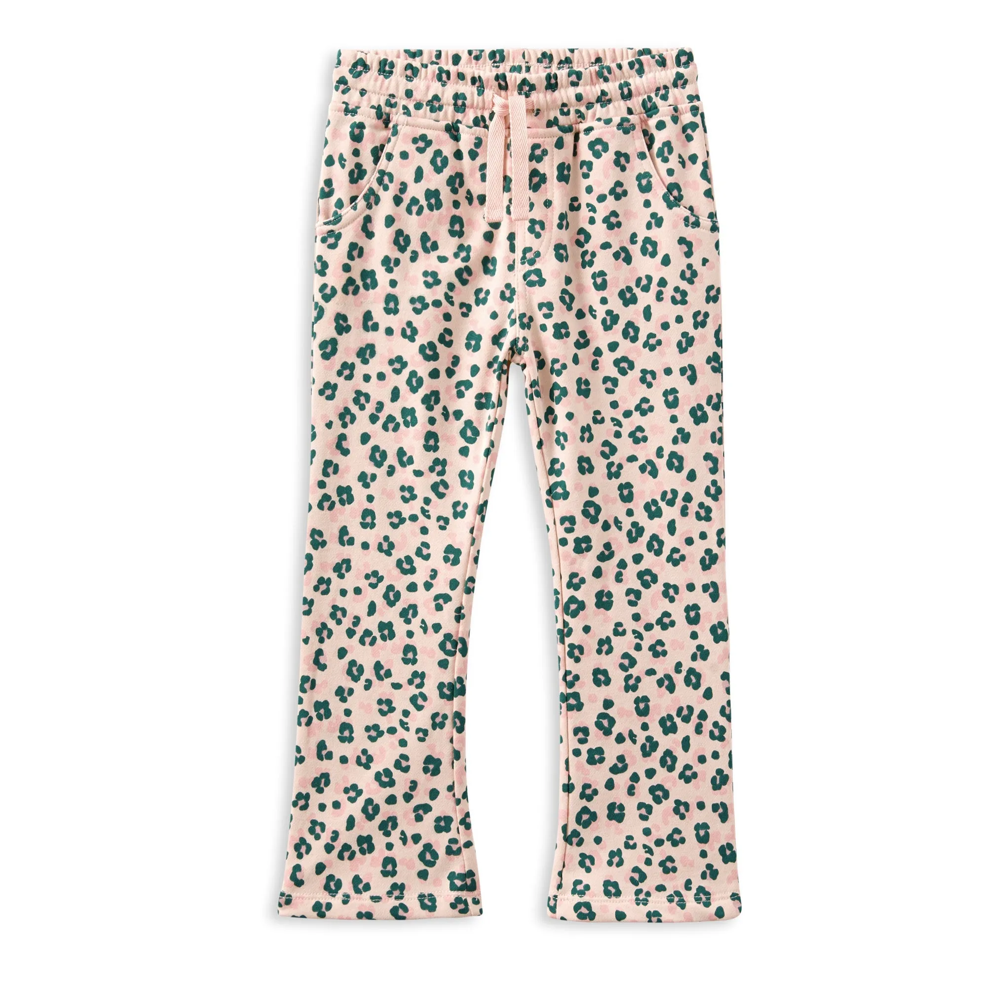Milky Leopard Fleece Track Pant
