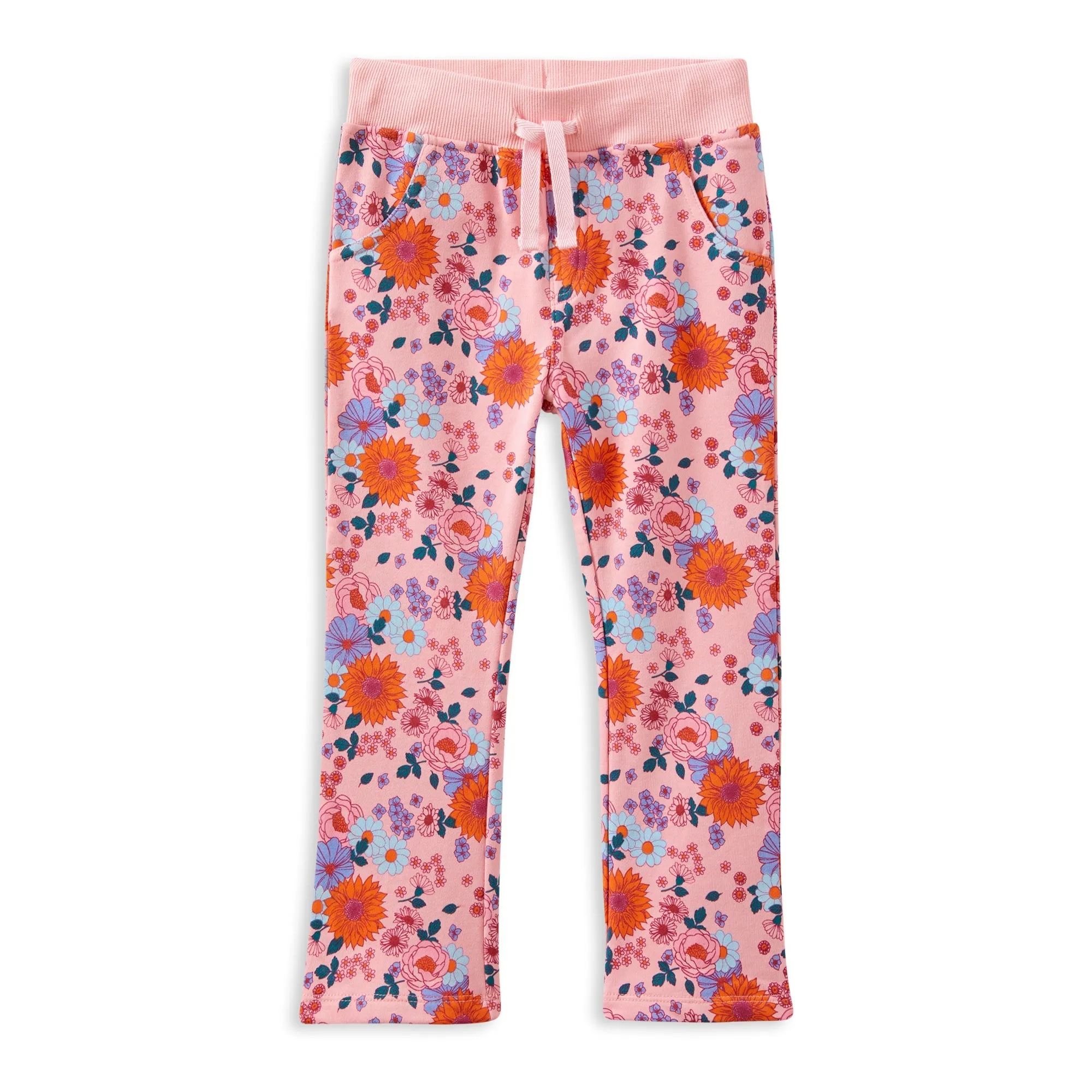 Milky Sunflower Fleece Track Pant