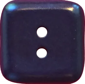 Navy/Black 1/2" Tagua Vegetable Ivory Rounded Square Corozo 2-hole