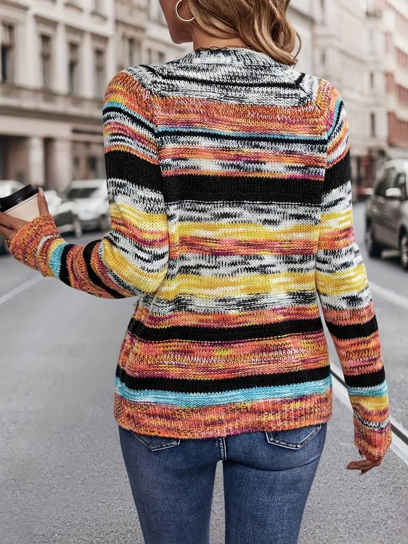 Neve - Long Sleeve Open Front Cardigan
