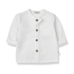 OMF Custo Ivory Gauze LS Shirt