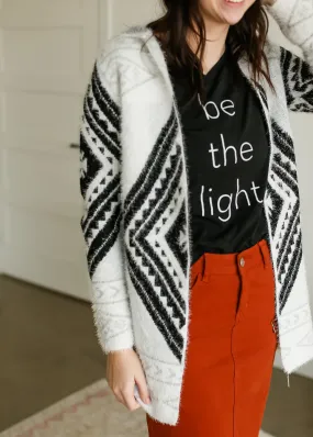 Open Front Aztec Cardigan - FINAL SALE