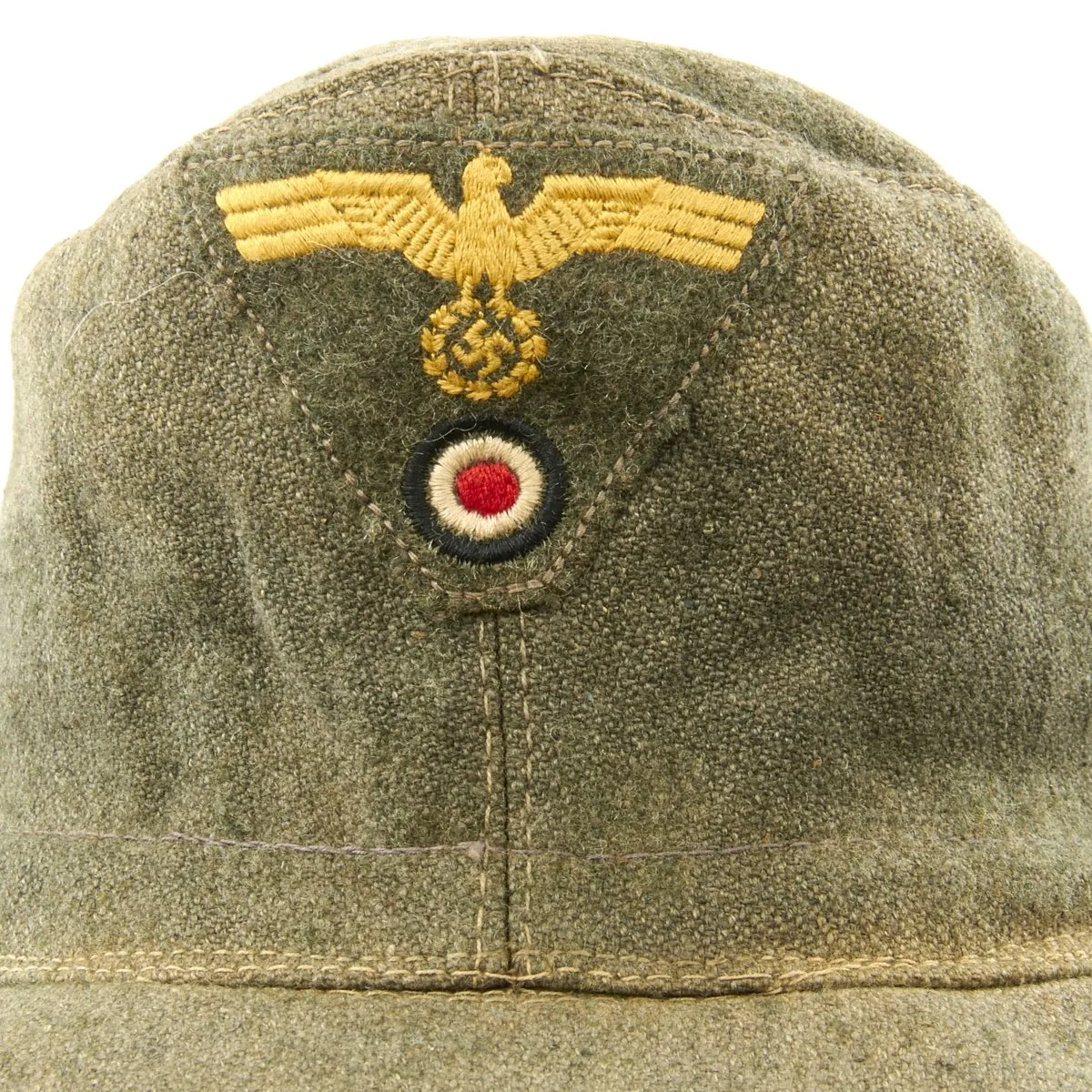 Original German Kriegsmarine Coastal Artillery Einheitsmütze Wool Field Cap