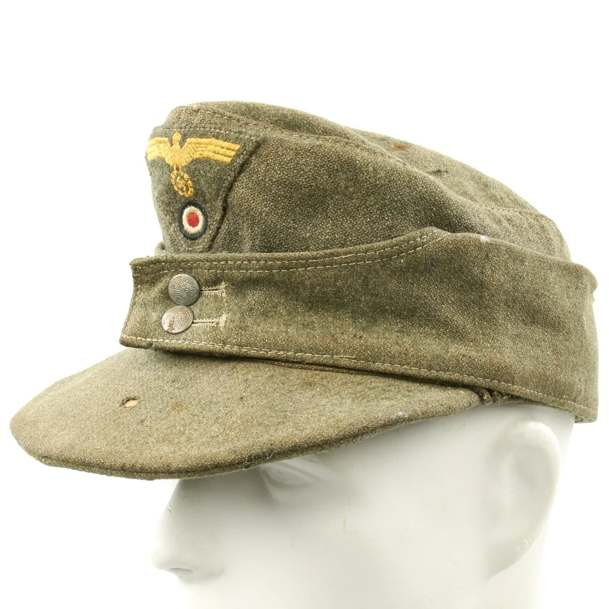 Original German Kriegsmarine Coastal Artillery Einheitsmütze Wool Field Cap