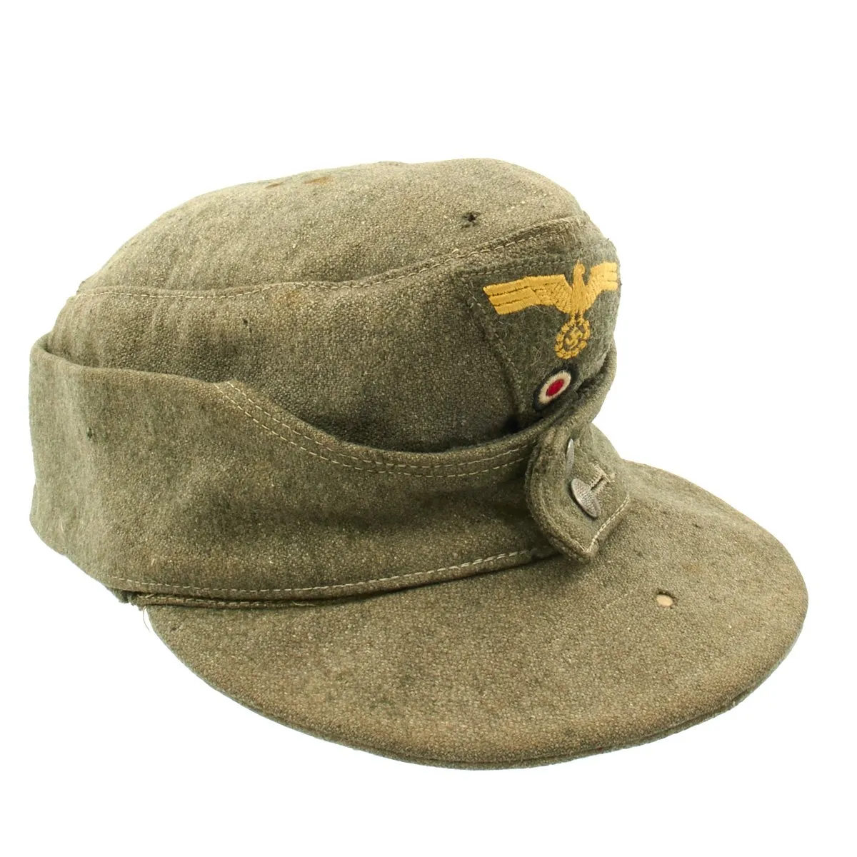 Original German Kriegsmarine Coastal Artillery Einheitsmütze Wool Field Cap