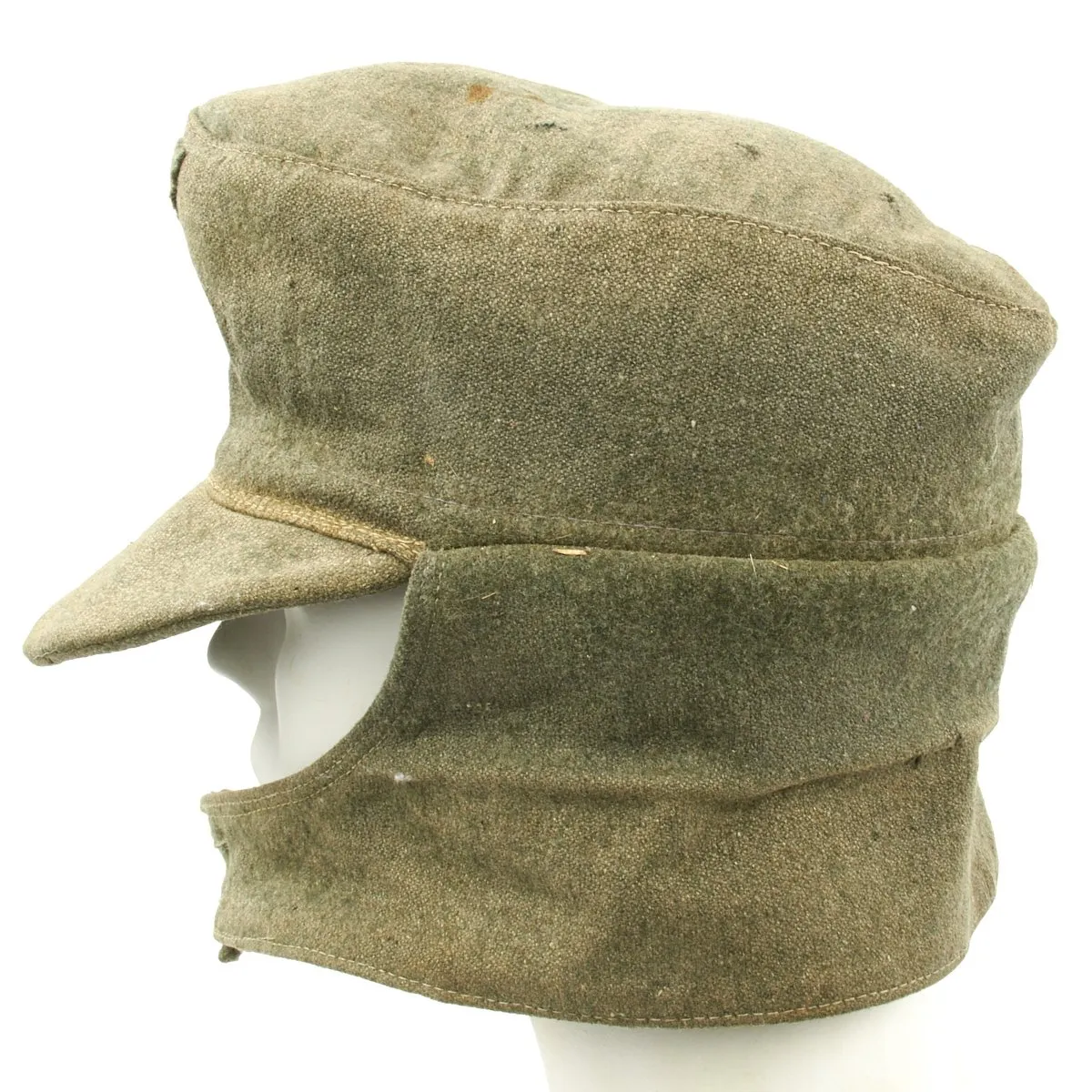 Original German Kriegsmarine Coastal Artillery Einheitsmütze Wool Field Cap
