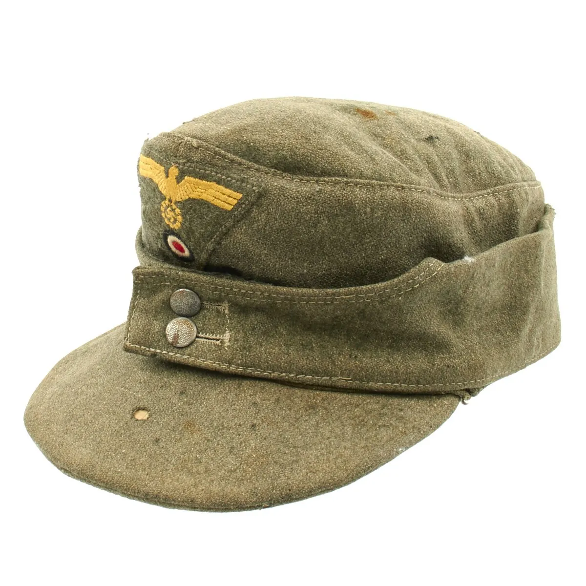 Original German Kriegsmarine Coastal Artillery Einheitsmütze Wool Field Cap