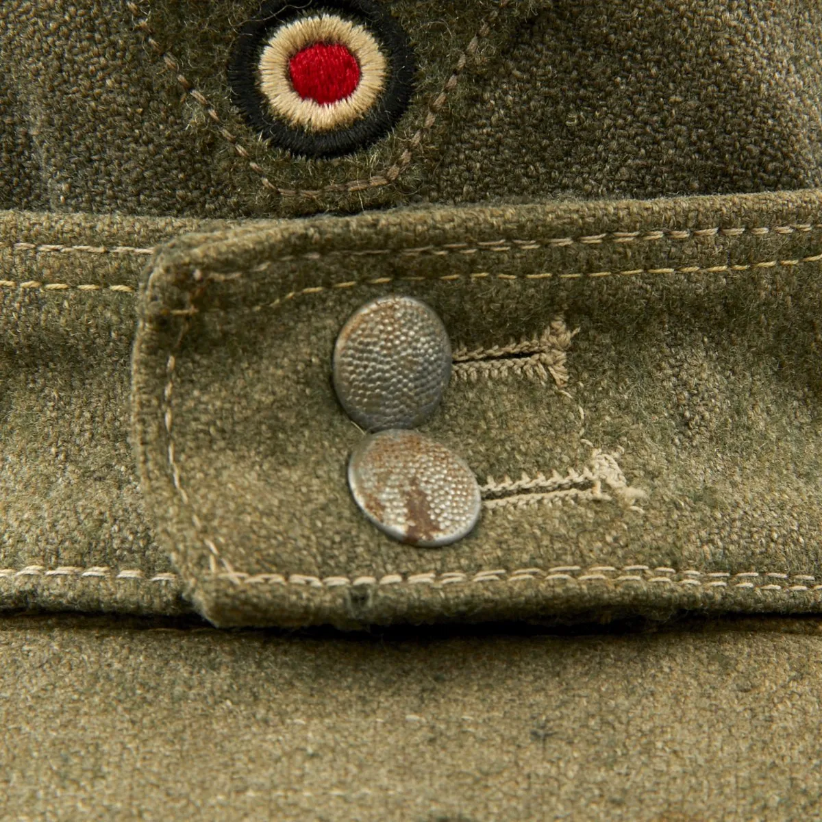 Original German Kriegsmarine Coastal Artillery Einheitsmütze Wool Field Cap