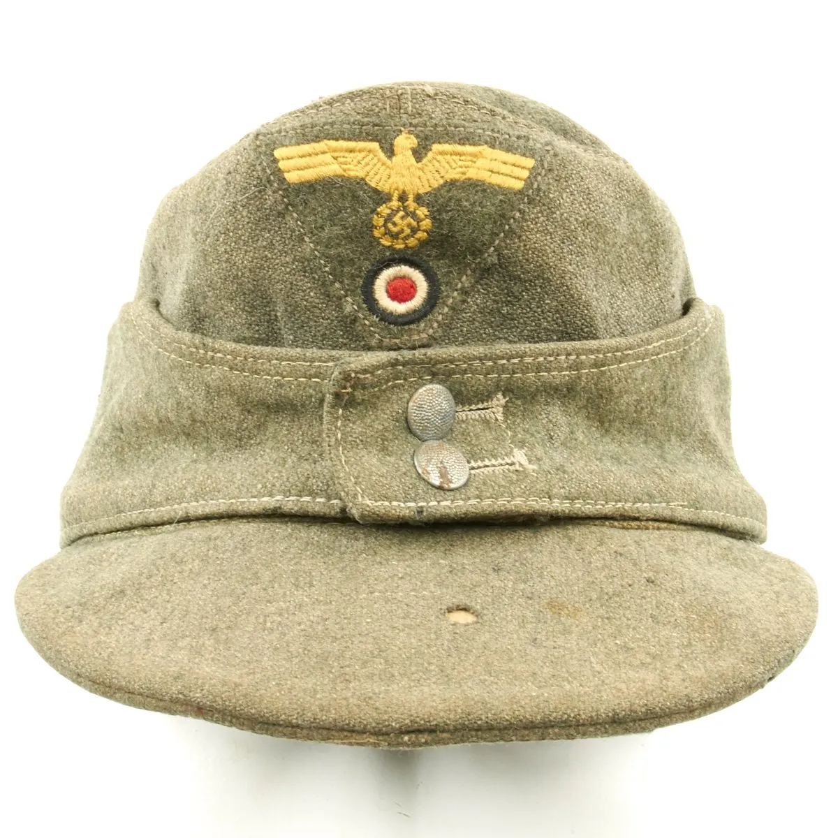 Original German Kriegsmarine Coastal Artillery Einheitsmütze Wool Field Cap