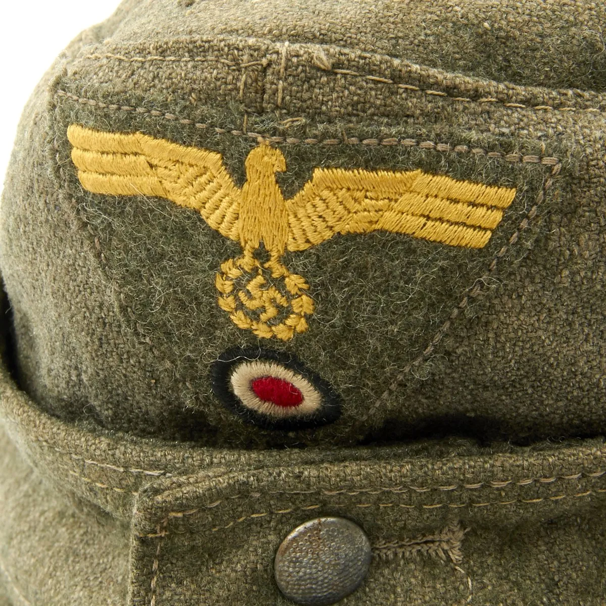 Original German Kriegsmarine Coastal Artillery Einheitsmütze Wool Field Cap