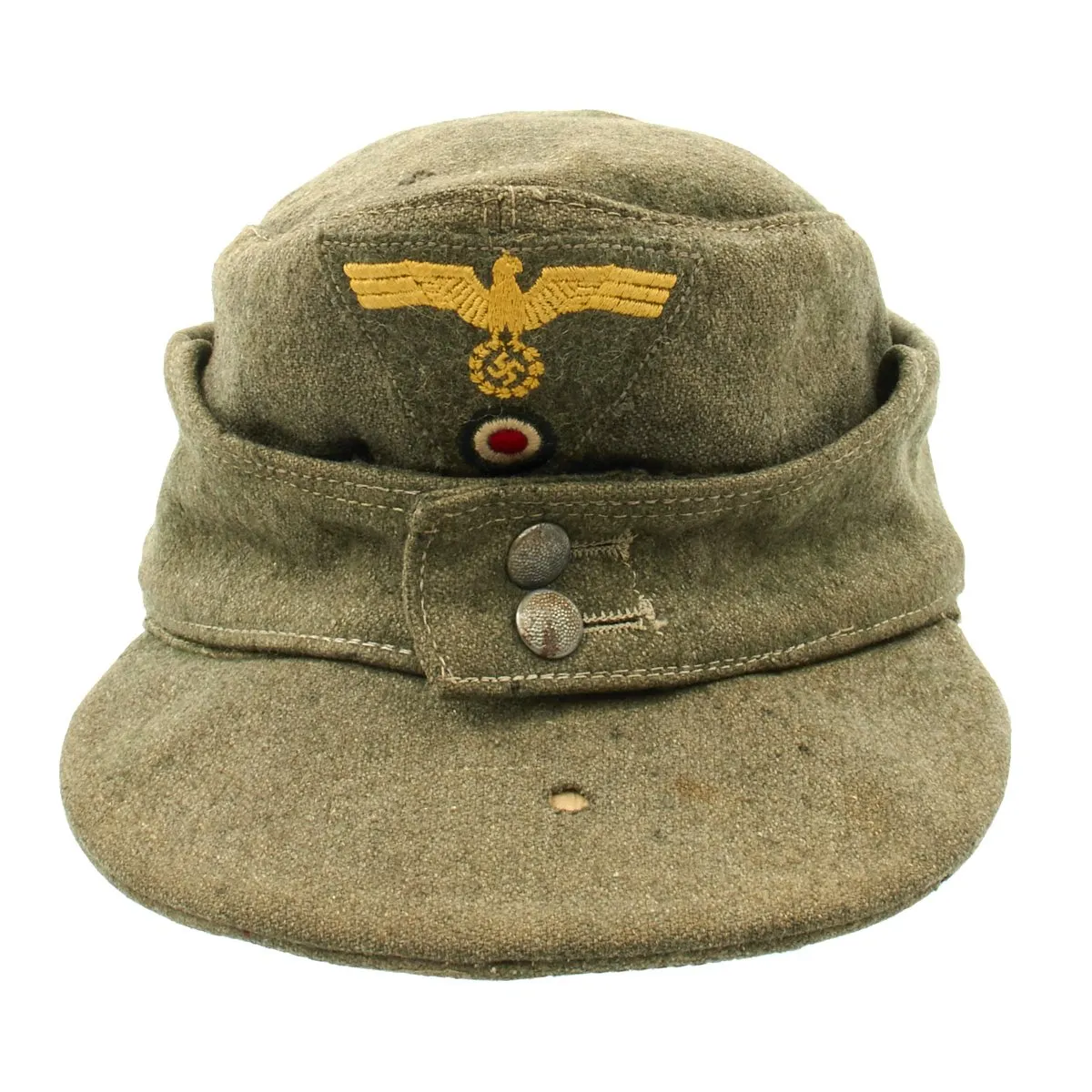 Original German Kriegsmarine Coastal Artillery Einheitsmütze Wool Field Cap