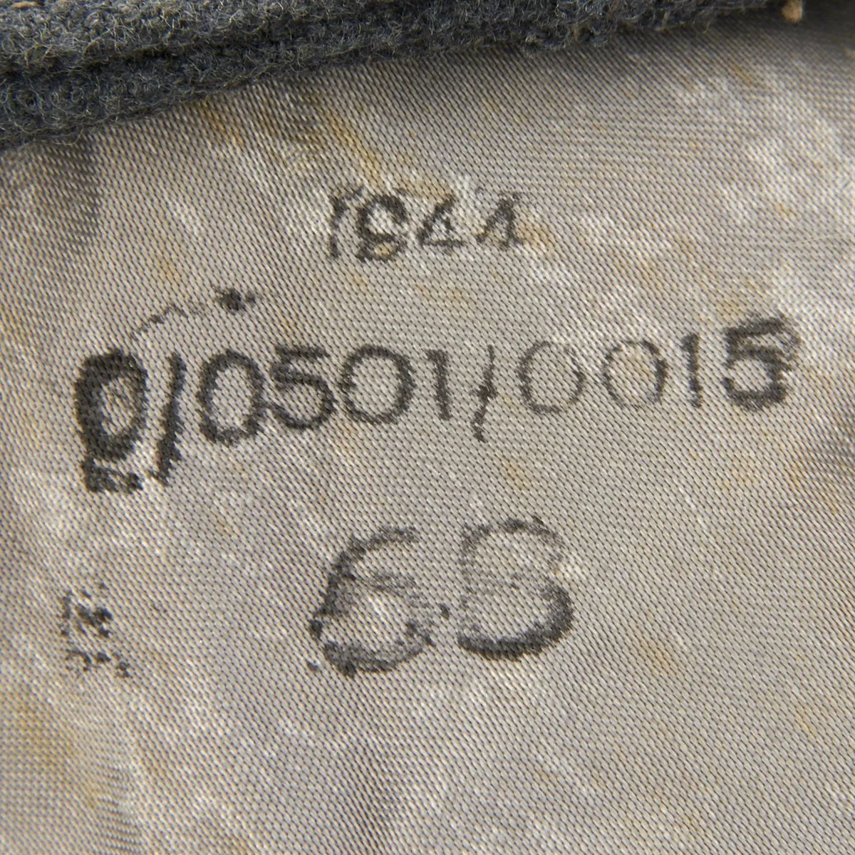 Original German WWII 1944 Luftwaffe M43 Einheitsmütze Wool Field Cap - Size 58