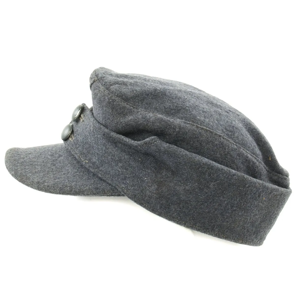 Original German WWII 1944 Luftwaffe M43 Einheitsmütze Wool Field Cap - Size 58